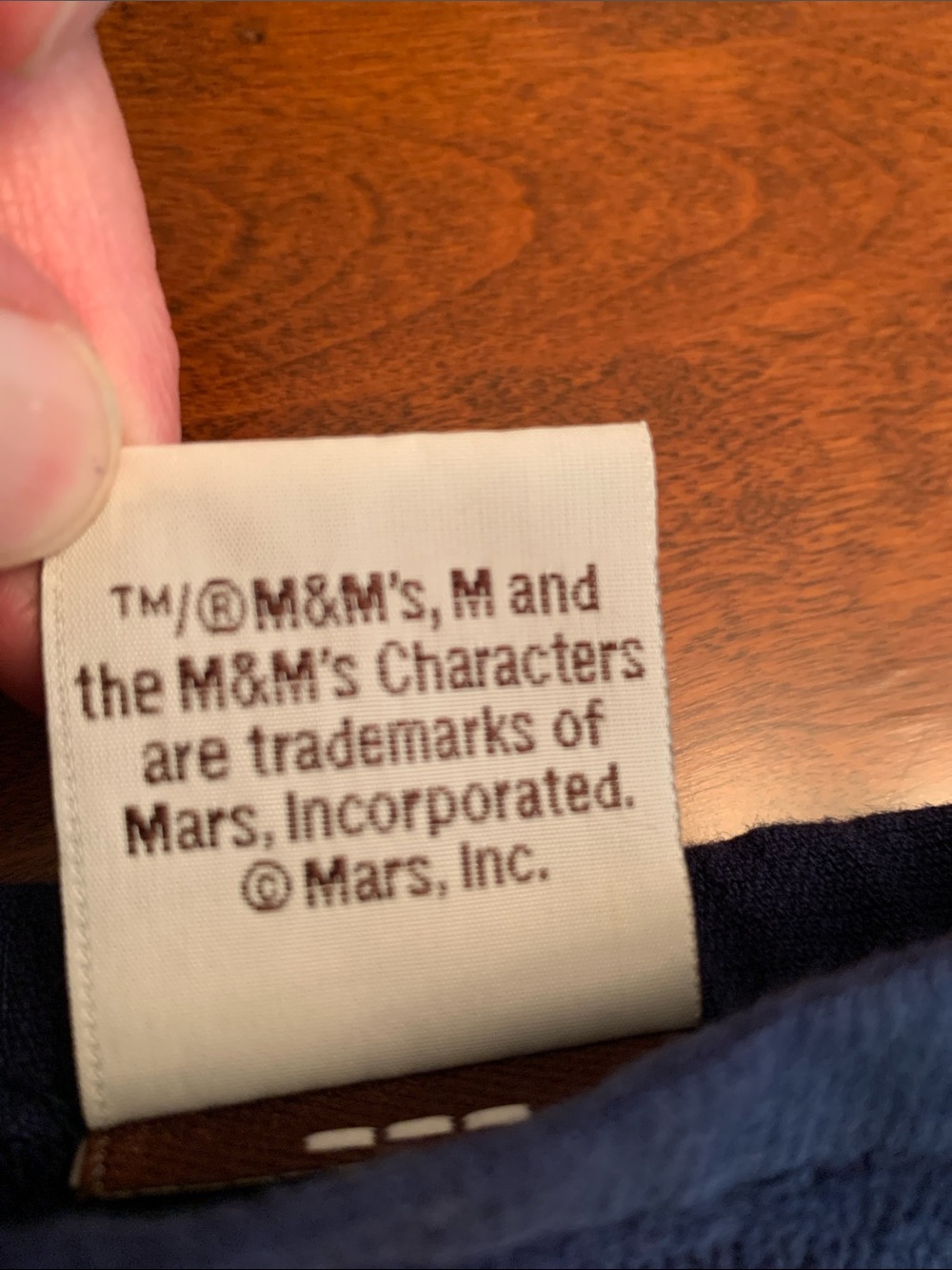 Golf Collectible M&M'S Navy Blue Golf Towel with Embroidered Characters - Picture 3 of 7